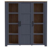 Bohol Blue 3 Door Large Display Cabinet