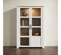 Bohol Display Cabinet - 2 Door - White