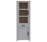 Bohol Grey Narrow Display Cabinet
