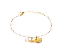 Bohomian Starfish Shell Pearl Anklets For Women Gold Color Imitation Pearl Chain Ankle Bracelet Leg Summer Jewelry Accessories