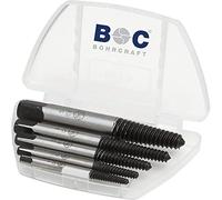 Bohrcraft 97001430006 Screw Extractor Set CV in Plastic Case 6-Piece Size 1-6 SE6