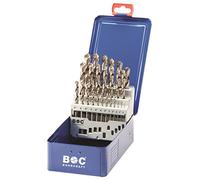Bohrcraft Twist Drill Bit Set HSS-G in Industry Box MG13/Diameter 1 - 13 x 0.5 mm/25 Sheets/1120 13 10025