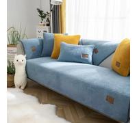 BohrenCL Sofa Cover Washable, Non-Slip Sofa Cover 1 2 3 Seater, Universal Couch Covers, Sofa Protectors from Pets, Dogs, Funny Fuzzy Sofe Cover, Settee Covers Furniture Slipcovers