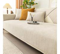 BohrenCL Sofa Covers 1 2 3 4 Seater, Non Slip Sofa Slipcovers, Couch Covers Washable for Sectional Sofa, Settee Covers for All Seasons, Sofa Protectors from Pets/Kids 70x70cm
