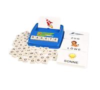 BOHS German Literacy Wiz Fun Game - 120 Words 60 Flash Cards - Preschool Language Learning Educational Toys