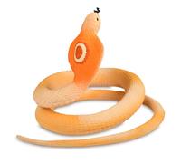 BOHS Rubber King Cobra Snake - Soft Stretch Light-Color Toy - Pest/Bird Repellent, Prankster's Delight, and Pet Favorite - 100 CM / 40 Inches