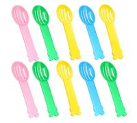 Bohue 10Pcs Hamster Sand Scoop Plastic Pet Sand Scoop Cat Dog Sand Sifter Poop Sieve Cleaning Tool Cage Cleanning Durable Easy Clean for Pet