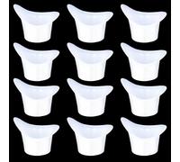 Bohue 12Pcs Eye Wash Cup Silicone Eye Cleaning Cup Eye Bath Cup with Scale Comfortable Eye Flush Cups Eye Cleaning Container for Alleviate Fatigue Dryness