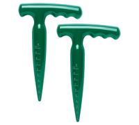 Bohue 2pcs Bulb Planter Tool Hand Dibber Plastic Planter Tool Mini Soil Hole Punchers Herb Seeds Planting Dibbers Removal Seedling Lifter Dibber for Planting Seeding