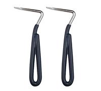 Bohue 2Pcs Hoof Pick Pear Shaped Hoof Pick Horseshoe Trimmer Horseshoe Repair Tool Hoof Care for Horse Donkey Goat (Random Color)