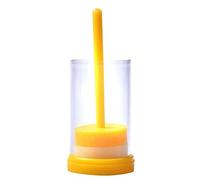 Bohue Queen Bee Marking Cage Plastic Marking Bottle with Soft Plunger Tool Beekeeping Supplies Breeding Equipment Transparent Bottle for Bee Insect (1)