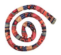 Bohue Spiral Lock Hair Tie Bendable Spiral Dread Ties Ethnic Style Hair Ropes Bun Wrap Ponytail Wrap Tie Dreadlocks Accessory