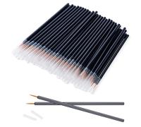 BOHUIZ 100Pack Disposable Eyeliner Brushes, Ultra-fine Point Eyeliner Tool
