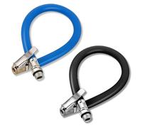 BOHUIZ 15'' Tire Inflator Extension Tube, Tyre Pump Quick Inflation Chuck Adapter Hose for Quick-Inflation Clip-On Air Chuck High-Pressure Tube for Car Motorcycle Bicycle Maintenance Accessories