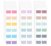 BOHUIZ 360 Pcs Colored Sticky Index Tabs, 1lnch Pastel Sticky Tabs for Notebooks, Page Markers, Page Tabs for Binders, Book Sticky Tabs Notebook Tabs, Repositionable Sticky Note Tabs