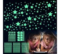 BOHUIZ 469 Pcs Glow in The Dark Stars for Ceiling, Ceiling Stars Glow in The Dark Wall Stickers Glow Star for Nursery Bedroom Living Room Decor