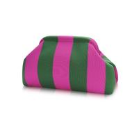 bohunono Women Woven Tote Bag Summer Beach Bag Vacation Striped Woven Bag Crochet Evening Bag