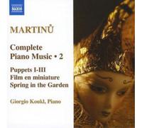 Bohuslav Martin Complete Piano Music: Puppet I-III/Film En Mini (CD) (US IMPORT)