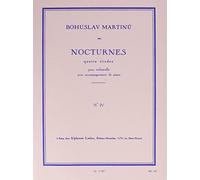 Bohuslav Martinu: 4 Nocturnes H189, No.4 (Cello & Piano)