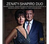 BOHUSLAV MARTINU/IVAN ZENATY/SANDRA SHAPIRO - Richard Strauss: Sonata for Violin and Piano in E-Flat Major, Op. 18; Bohuslav Martinu: Sonata No. 3 for Violin and Piano