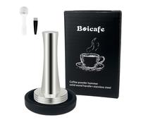 Boicafe Coffee Tamper 40mm 41mm, Espresso Tamper 40mm 41mm, 40mm 41mm 304 Stainless Steel Espresso Coffee Tamper with Mat