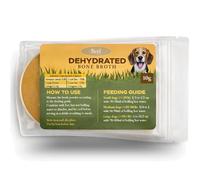 Boil and Broth Dehydrated Beef Broth for Dogs, 10g resealable pouch.