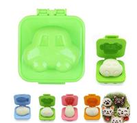Boil Egg Mold,Egg Rice Mold Hard Boiled Egg Mold,3D Cartoon Egg Fish Car Heart Rabbit Shaper Bento Maker,Sushi Rice Mold Boiled Egg Maker,DIY Rice Ball Bento Mould Accessories for Sushi Making