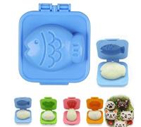 Boil Egg Mold,Egg Rice Mold Hard Boiled Egg Mold,3D Cartoon Egg Fish Car Heart Rabbit Shaper Bento Maker,Sushi Rice Mold Boiled Egg Maker,DIY Rice Ball Bento Mould Accessories for Sushi Making