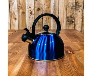Boil-It 1.5L whistling stainless steel camping kettle