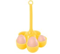 Boiled Egg Cup - Silicone Saving Boiled Egg Steamer with 5 Holes | Washable Silicone Egg Poacher, Egg Poacher, Boiling Steamer for