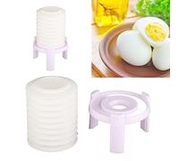 Boiled Egg Extractor, Egg Shell Peeler Kitchen Tool Huller Durable Portable Kitchen Tools Egg Shell Remover Kitchen Gadget for Cooking Breakfast Prep for Effortless Peeling (White)