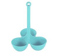 Boiled Egg Holder | Heatproof Silicone Egg Steamer Tray | Reusable High Temperature Resistant 3 Hole Eggs Holder for Eggs Boiling and Poaching