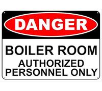 Boiler Room Sign Outdoor Signs Aluminum 12X8 Inch Uv Ink Printed For House And Business