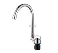 boiler RV Folding Faucet | RV 180° Up and Down Rotating Faucet Splash-Proof Sink Water Tap - Boating Equipment for Bar, Yacht, Boathouses, Campervans, Caravans