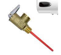 Boiler Temperature Relief Valve - 210°F 150 PSI Pressure Release Device for RVs and Water Heaters, Extended Probe Design for Easy Installation, Reliable Plumbing Equipment for Residential or Mobile Ap