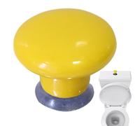 boiler Toilet Tank Button Aid | Round Eye-catching Ceramic Button for Tank | Plumbing Equipment for Bedroom, Toilet, Kitchen, Laundry Room, Children's Room, Bathroom