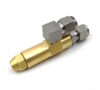Boiler Waste Oil Burner Nozzle Dual Siphon Fuel Atomizing Nozzle with Air Flow and Pressure Control for Heavy Oil and Crude Oil Applications (2.5mm)