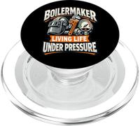 Boilermaker Living Life Under Pressure Industrial Tradesman PopSockets PopGrip for MagSafe