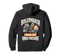 Boilermaker Living Life Under Pressure Industrial Tradesman Pullover Hoodie