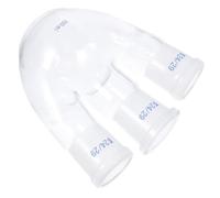 Boiling Flask round Bottom Glass Three-necked 100ml