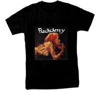BOINAITS Buck-Cherry Mens Unisex Short Sleeve T Shirts Black L