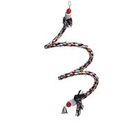 Boing - Boing - Cotton Spiral Parrot Toy & Parrot Perch Swing - Large