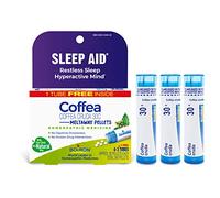 Boiron Coffea Cruda 30C Homeopathic Sleep Aid for Restless Sleep, Mental Hyperactivity, Racing Thoughts, and Difficulty Sleeping - 3 Count (Pack of 1) (Total 240 Pellets)