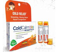 Boiron ColdCalm ® Kids Pellets , supplement for cold & flu symptoms 2 tubes