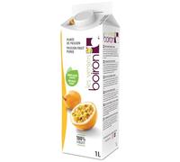 Boiron | Passion Fruit Puree | 100% Fruit - No Added Sugar, Flavourings, Colourings or Preservatives | Perfect for Cocktails, Desserts, Baking & Ice Cream | 1 Litre
