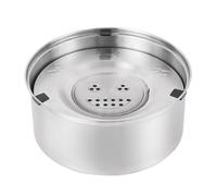 Bois De Boll des Choss - Stainless Steel Water Bowl Anti-Splash 3L, Non Slip Hydration Feeder | Floating Animal Bowl Spill Proof for Small Medium Dogs, Bowl