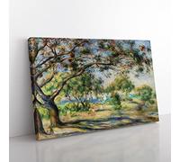 Bois De La Chaise By Pierre Auguste Renoir Classic Painting Canvas Wall Art Print Ready to Hang, Framed Picture for Living Room Bedroom Home Office Décor, 60x40 cm (24x16 Inch)