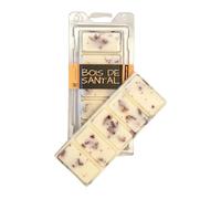 Bois De Santal - Highly Scented Botanical Cavity Snap Bar Wax Melts - 100% Recyclable Clamshells - Vegan Friendly & Cruelty Free - Provide Approximately 40 to 50 Hours Scents - Hand pour in the UK