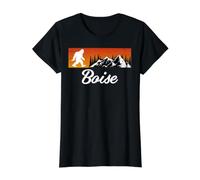 Boise Idaho Bigfoot Value Graphic T-Shirt, Women, Black, L