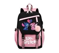BOISTAR Cartoon Backpack Cute School Bookbag Water Resistant Laptop 17 Inch for Girl Man Women College Students Travel, Pink, One Size
